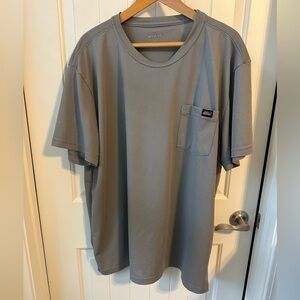 Dickies, Men’s 2XL, Gray Workwear Front Pocket Short Sleeve Tee